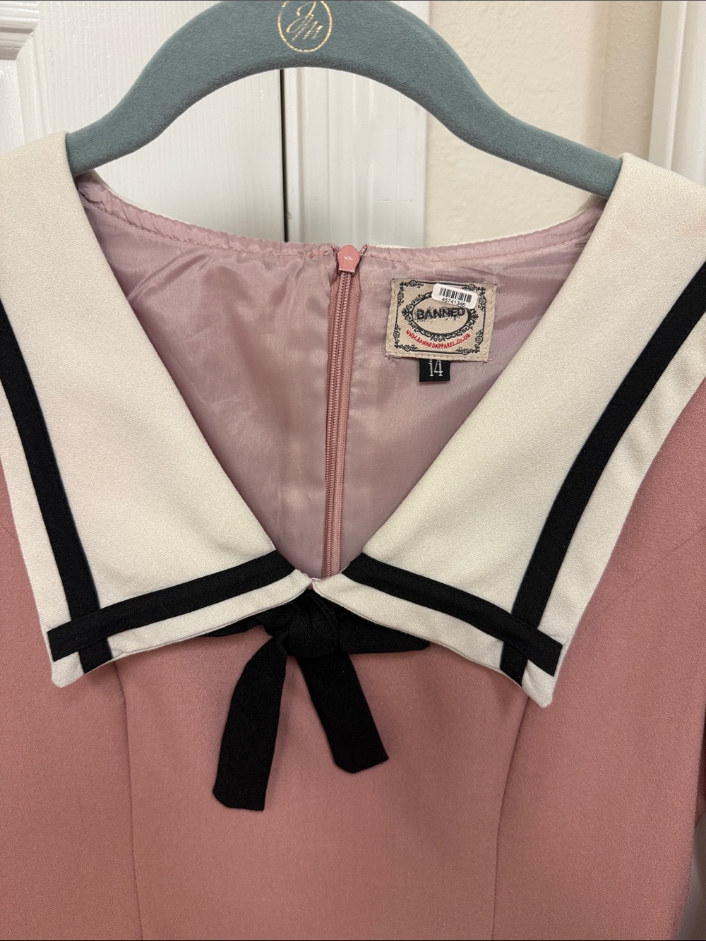 Vintage 40s/50s Sailor Dress - Picture 2 of 7